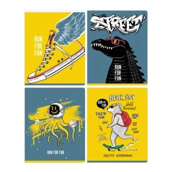 Тетрадь 60л ЛИН BG "Никогда не останавливайся" 