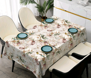 Клеенка столовая на ткани PoemaShine глянец 1,4*20м AS-825