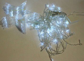 Эл.гирлянда уличная ШТОРА ЗВЕЗДА 1923 БЕЛЫЙ