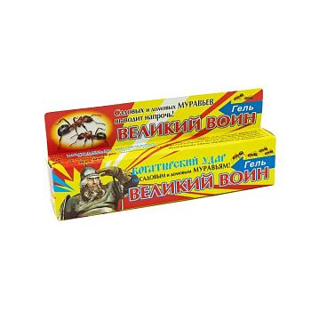 Биогель Великий воин от муравьев (шприц) Ваш Хоз. 30гр/24шт