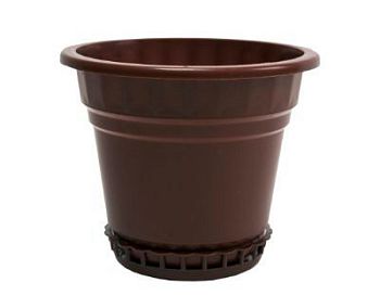 Горшок 1,8 литра Кашпо с поддоном терракот Бриг