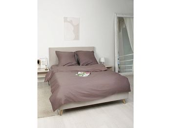 Простынь микросатин на резинке 90*200 Аэлита цв.капучино