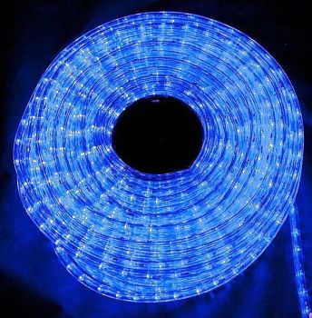 Эл.гирлянда шланг дюралайт 20м СИНИЙ 24LED 1/10
