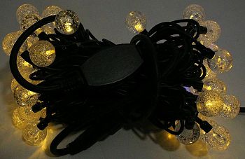 Эл.гирлянда уличная ШАРИКИ 5м 40LED 1920 Т.БЕЛ 1/30