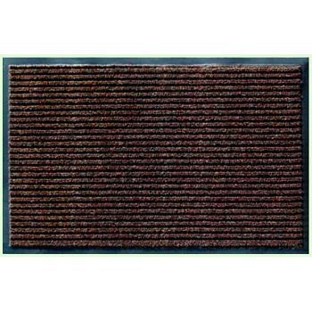 Коврик резиновый ворс прих. 60*90 (влаговпитыв) коричневый "Черри"