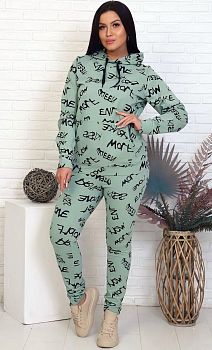 Костюм ДАРЬЯ ТК-2325 футер (толстовка+брюки) р.48*