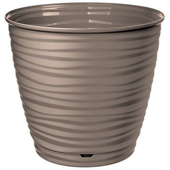 Горшок 9.1л Saffron 6104 с поддоном бежевый 1/9