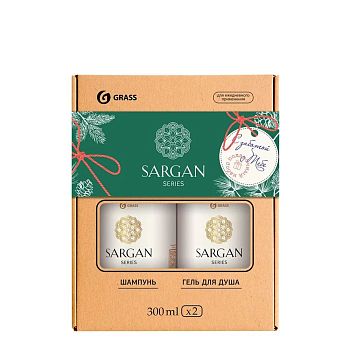 Набор подарочный Sargan (шампунь) 300мл, Sargan (гель для душа) 300мл 125913 Набор подарочный Sargan (шампунь) 300мл, Sargan (гель для душа) 300мл 125913