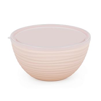 Чаша 2,5 литра "Оазис" с крышкой (бежевый) М8403