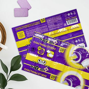 Пластины от мух Nadzor без запаха 10шт/250 шт