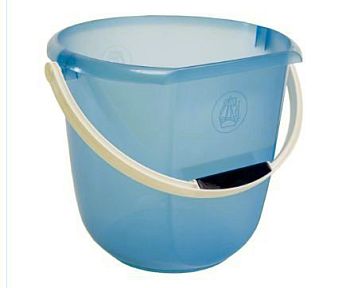 Ведро 12 литров с плоской стороной Бриг