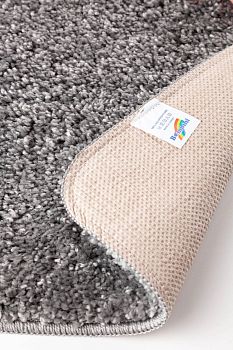 Коврик набор 50*40 50*80 BOMBINI SOFT SHAGGY Gray темно-серый