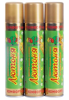 Аэрозоль от комаров Лютоня Комфорт  190мл. 1/24шт. Ваш Хоз