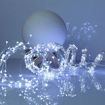 Эл.гирлянда КАПЛЯ РОСЫ 100LED 10м TY100-W-1 БЕЛЫЙ 1/100