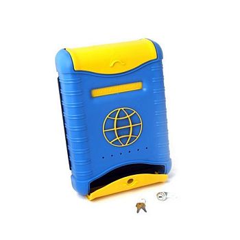 Ящик почтовый СТАНДАРТ с пластмасовой защелкой и накладкой 