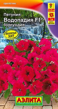 Цветы Петуния ВОДОПАДИЯ F1 бургундия ц/п Аэлита *28 Цветы Петуния ВОДОПАДИЯ F1 бургундия ц/п Аэлита *28