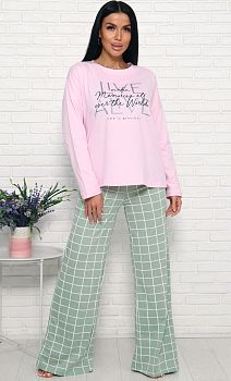 Костюм ДАРЬЯ ТК-4435 кулирка (футболка+брюки) р.54*