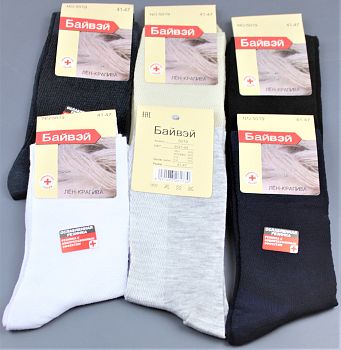 Носки М. Х.Б. Байвей 5019 Лён Крапива 12/480