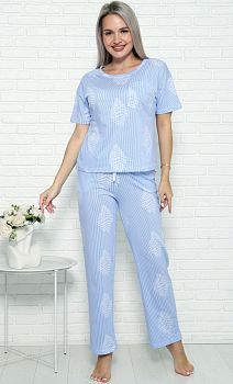 Костюм ДАРЬЯ ТК-4417 кулирка (футболка+брюки) р.50*