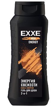 Гель для душа EXXE MEN 2в1 "Сила и энергия" ENERGY, 400 мл (8607) 1/12