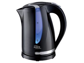 Чайник 1,7 литров электрический Oasis K-2PB 2200 Вт цвет черный пластик