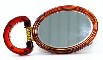 Зеркало овальное коричн.VM-417-004 12/288