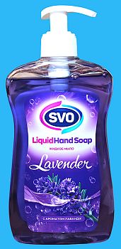 Мыло жидкое SVO "Лаванда" 500мл (9803) 1/12шт