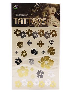 Татуировка лист (за 12шт)