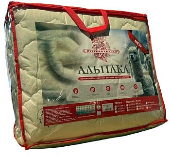 Одеяло СТАНДАРТ Альпака Русская сказка тик евро