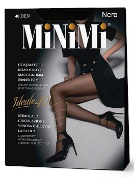 Колготки MiNiMi Ideale 40 ден размер 2 черные 1/10 *