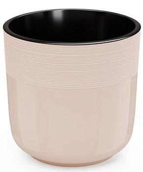 Горшок 4,5л Кашпо Линель двойной бежевый М8702