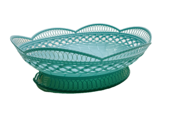 Сухарница овальная Ажур (салатовый) ОНЕСТ СО-01