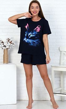 Костюм ДАРЬЯ ТК-3386 Иваново(футболка+шорты) р.44*