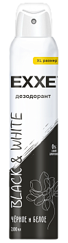 Дезодорант (спрей) EXXE женский Черное и белое Black&White 200мл 1/6
