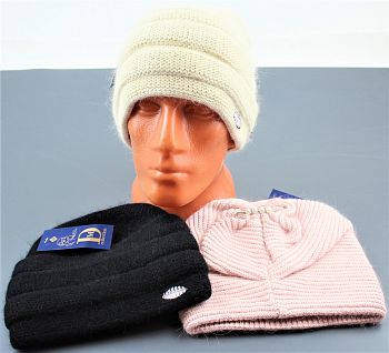 Шапка Ж. вязаная DM ангора 1/20