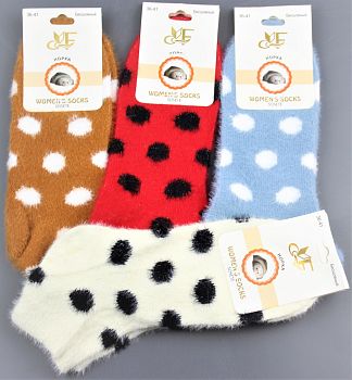 Носки Ж. ангора кор. VF BG3003 10/360 пух