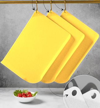 Доска разделочная с бортами (желтый) ОНЕСТ 24*36 ДП-01/Б