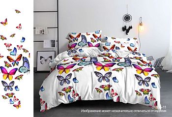 КПБ полисатин Чебоксарский хлопок евро Ромашки