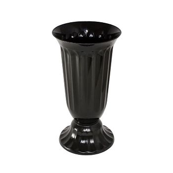 Ваза "Цветочная" 1 литр (24см) черный г.Пятигорск