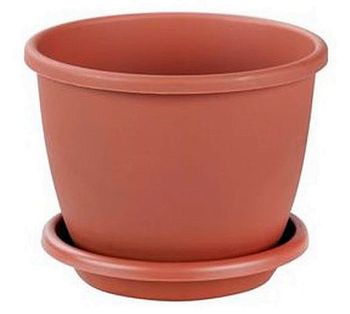 Горшок 3 литра Афина коричневый М6542 1/24