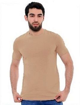 Футболка М.САМО кор.рук 5515 бежевый р.M-3XL 5/100 *