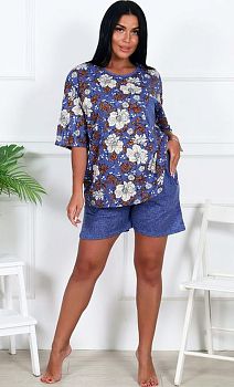 Костюм ДАРЬЯ К-648 (футболка+шорты) р44-56
