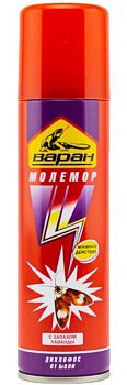 Дихлофос Сибиар "Варан" 190 мл Молемор от моли 24шт 02.003.12