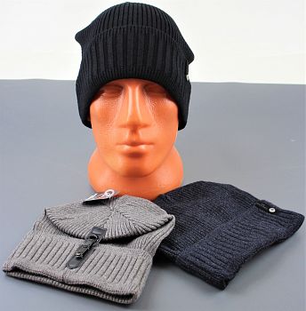 Шапка М. мол. с кнопкой 1/50