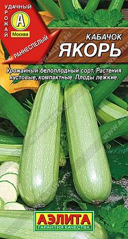 Кабачок белоплодный Якорь ц/п Аэлита*29