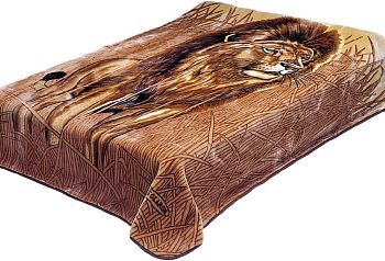 Плед 200*240 гладк"SMOON"6012 Лев 10шт