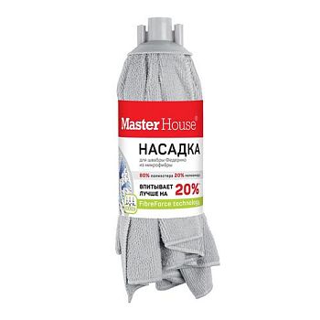 Насадка для швабры микрофибра из полосок Фернандо 75539 "Мастер Хаус" 1/60