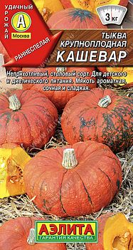 Тыква крупноплодная Кашевар ц/п 2г Аэлита*28 Тыква крупноплодная Кашевар ц/п 2г Аэлита*28