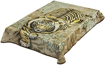 Плед 150*200 облегч"SMOON"3010 Тигр 1/12