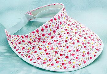 Козырек женский цветы